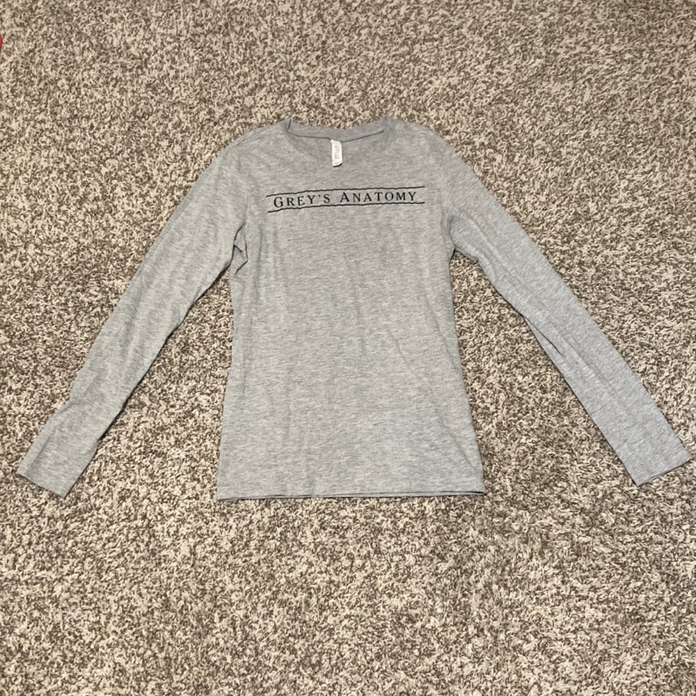 Grey’s Anatomy Long Sleeve T-Shirt in Grey